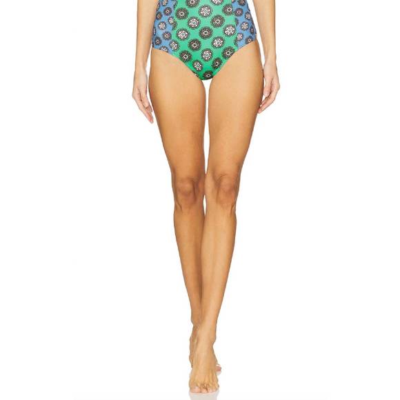 NEW RHODE navya high waisted bikini bottom in multi - Picture 1 of 3
